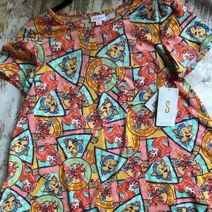 Little Mermaid size small LuLaRoe Carly swing dress